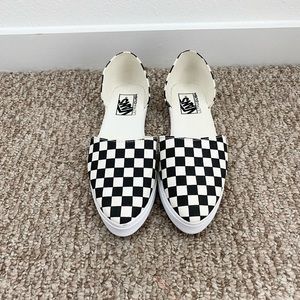 Vans Skimmer Slip on shoes, checkered